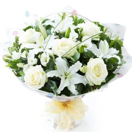 Lilies With Roses