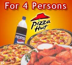 Pizza Hut Deal for 4 Persons