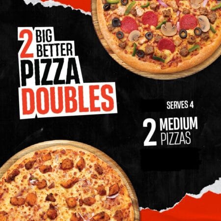 2 Medium Pizza Deal by Pizza Max