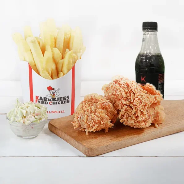 2 pc chikenn meal kababjees fried chicken