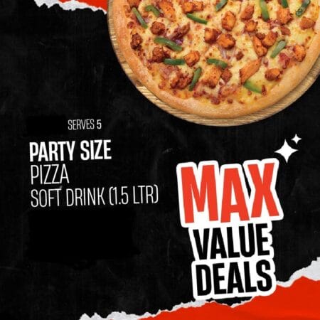 Party Size Pizza 1.5 Litre Soft Drink by Pizza Max